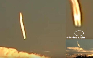 ufo burnig object sky Arizona