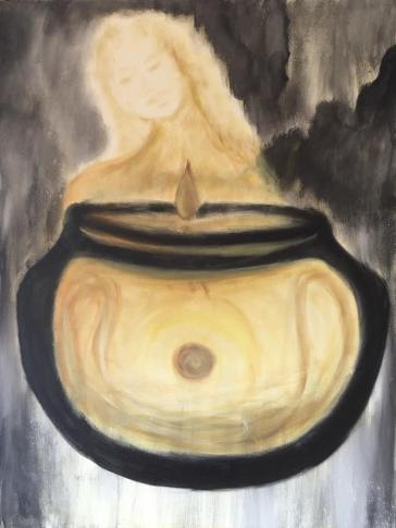 "GOLDEN HAIRED GODDESS OF OPPORTUNITY" BY WISE OWL CHRISTINE